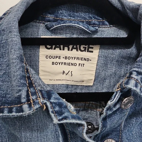 Adorable Garage jean jacket size s - Picture 3 of 3
